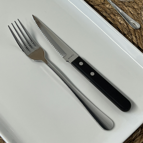COUTEAU A STEAK A PIZZA 1.8MM