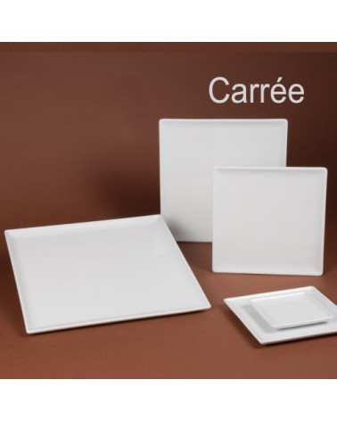 ASSIETTE CARREE  20.5 CM. //