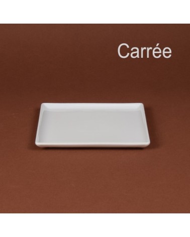 ASSIETTE CARREE  20.5 CM. //