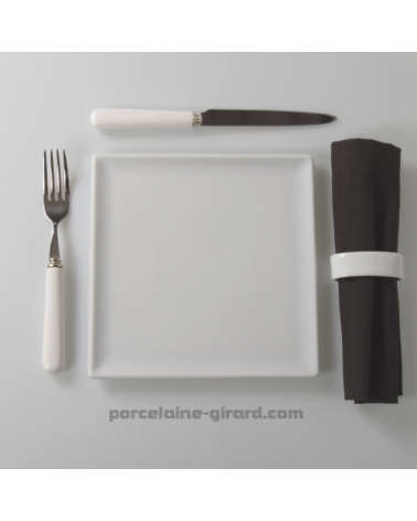 ASSIETTE CARREE  20.5 CM. //