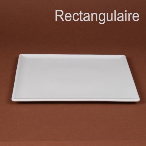 ASSIETTE OU PLAT RECTANGULAIRE 31X24CM /