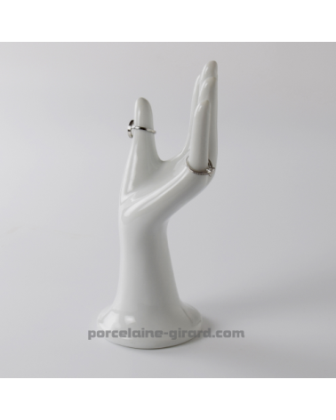 BAGUIER FORME DE MAIN HT 21.4CM /