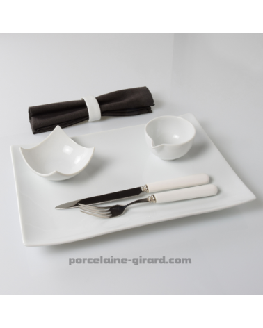 PLAT RECTANGULAIRE DESIGN 34X19CM  /