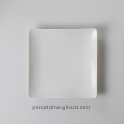 ASSIETTE DESSERT CARREE DESIGN 16CM  //