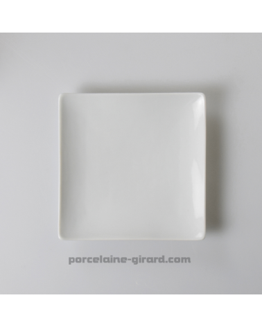 ASSIETTE DESSERT CARREE DESIGN 16CM  //