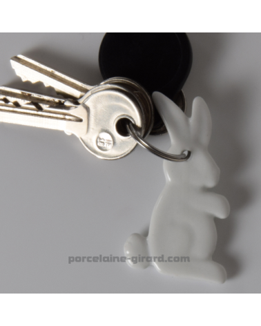 PENDENTIF LAPIN 6X3CM  /