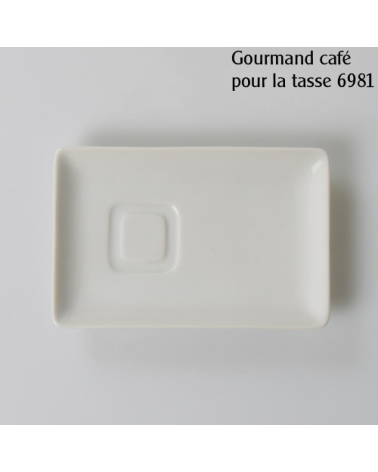 SOUS TASSE 14.5X9.5CM POUR LA TASSE CAFE 6981  /