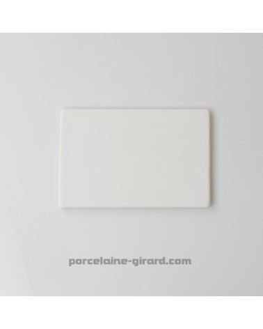 PLAQUE EN PORCELAINE RECTANGULAIRE 15X10CM /
