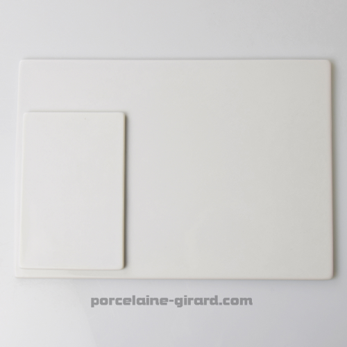 PLAQUE EN PORCELAINE RECTANGULAIRE 15X10CM /