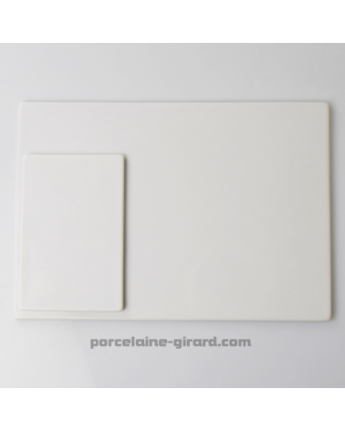 PLAQUE EN PORCELAINE RECTANGULAIRE 15X10CM /