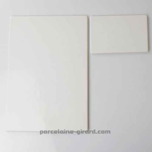 PLAQUE EN PORCELAINE RECTANGULAIRE 15X10CM /