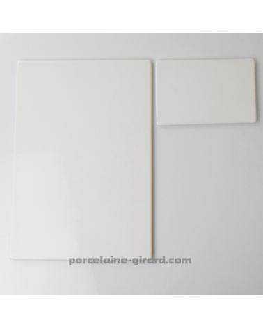 PLAQUE EN PORCELAINE RECTANGULAIRE 15X10CM /