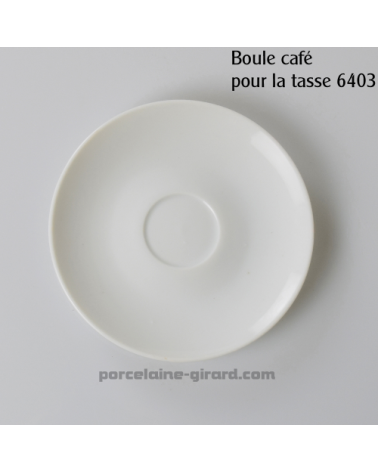 SOUS TASSE CAFE BOULE LOUVRE DIAMETRE 13CM  /