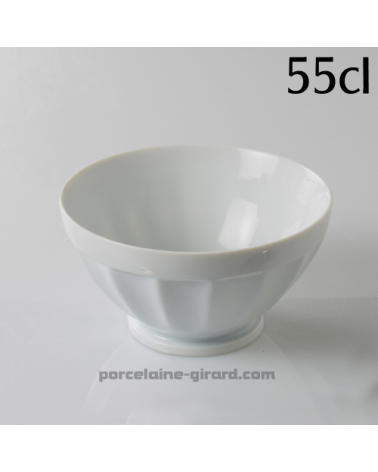 BOL AVEC  COTES 55CL DIAMETRE 14.4CM HT 8.4CM /