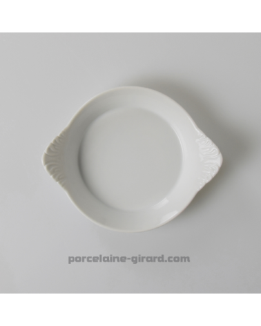 PLAT ROND OREILLES PETIT MODELE. 15X12.5 HT2.1CM /