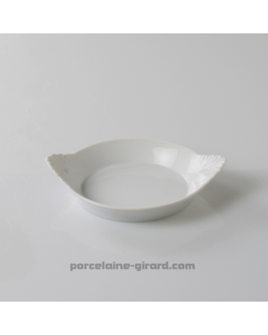 PLAT ROND OREILLES PETIT MODELE. 15X12.5 HT2.1CM /