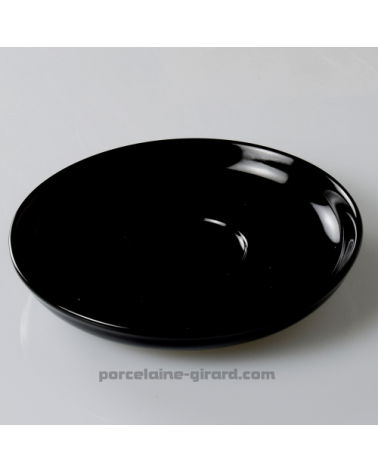 SOUS TASSE CAPPUCCINO CLARA NOIR DIAMETRE 15CM /