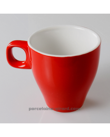 TASSE CAPPUCCINO CLARA ROUGE 23CL DIAMETRE 8.5CM HT 8.5CM /