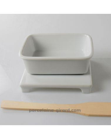 DESSOUS DE PLAT CARRE SUR PIED 15CM  /