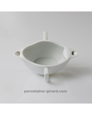 SAUCIERE GRAS ET MAIGRE TRADITION 30CL 16.5X12.5CM HT 7.3CM  /