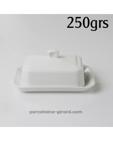 BEURRIER RECTANGULAIRE BOUTON 250G 18 X 11.5 CM  HT 9.5CM /