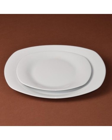 ASSIETTE RECTANGULAIRE 37X23CM  BURGER/
