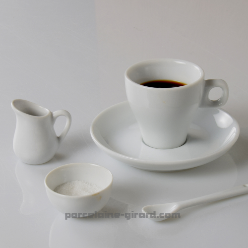 SOUS TASSE CAFE CONIQUE CLARA DIAMETRE 12CM HT 1.5CM /