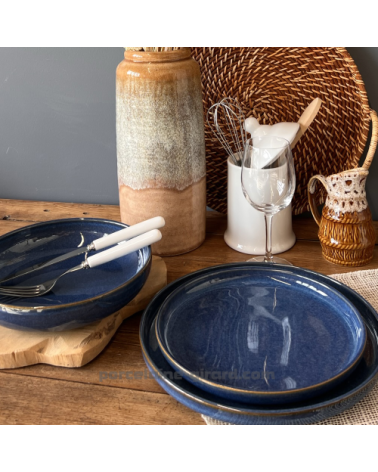 ASSIETTE PLATE AZUR 28CM