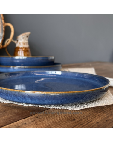 ASSIETTE PLATE AZUR 28CM