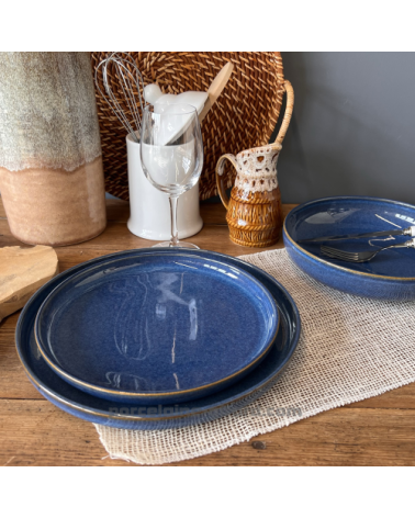 ASSIETTE PLATE AZUR 28CM