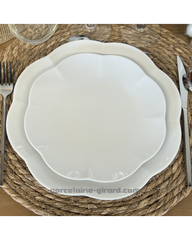 ASSIETTE PLATE GALANTE 27CM