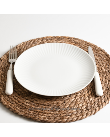 ASSIETTE PLATE 24 CM COQUILLE