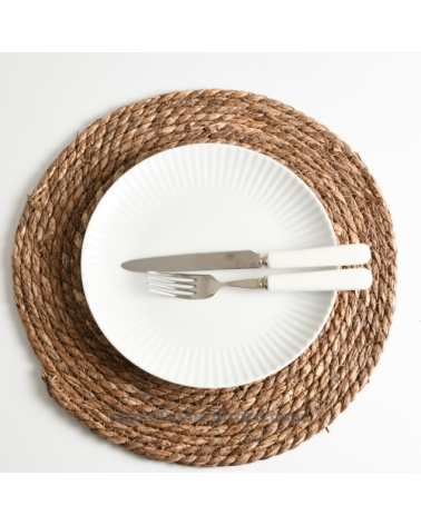 ASSIETTE PLATE 24 CM COQUILLE