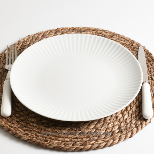 ASSIETTE PLATE 27 CM COQUILLE