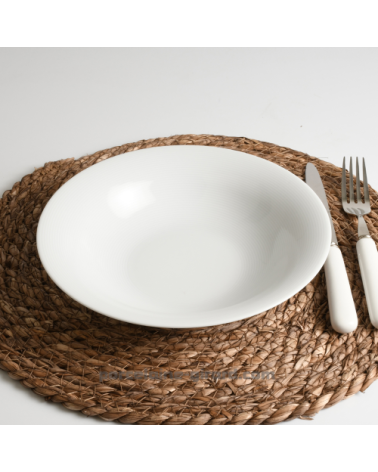 ASSIETTE CREUSE 23 CM ONDE