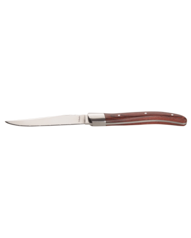 COUTEAU A STEAK AVEC CANNELU