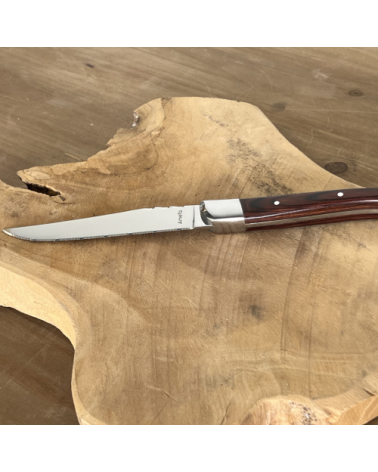 COUTEAU A STEAK AVEC CANNELU
