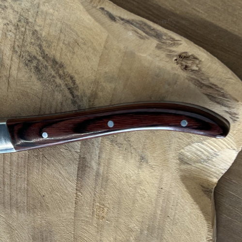 COUTEAU A STEAK AVEC CANNELU