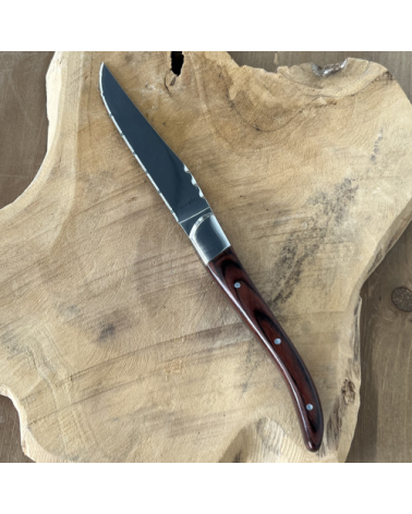 COUTEAU A STEAK AVEC CANNELU