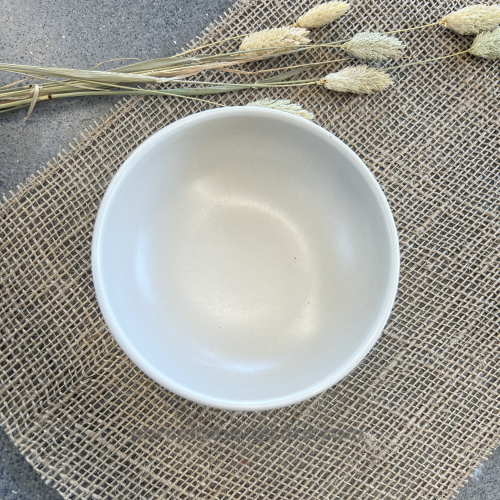 COUPELLE RITA DIAMETRE 12CM DE COULEUR CREME EN GRES/